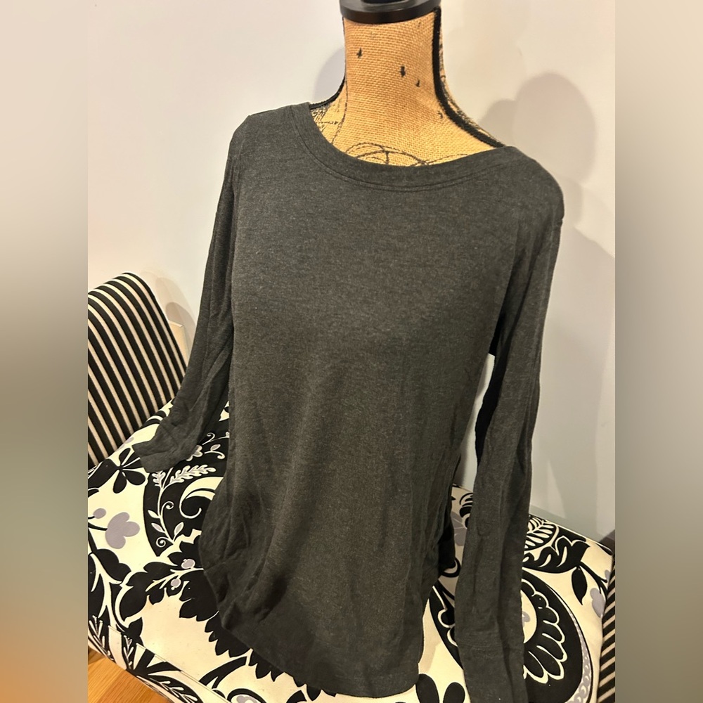 CAbi Charcoal Long Sleeve Women's shirt